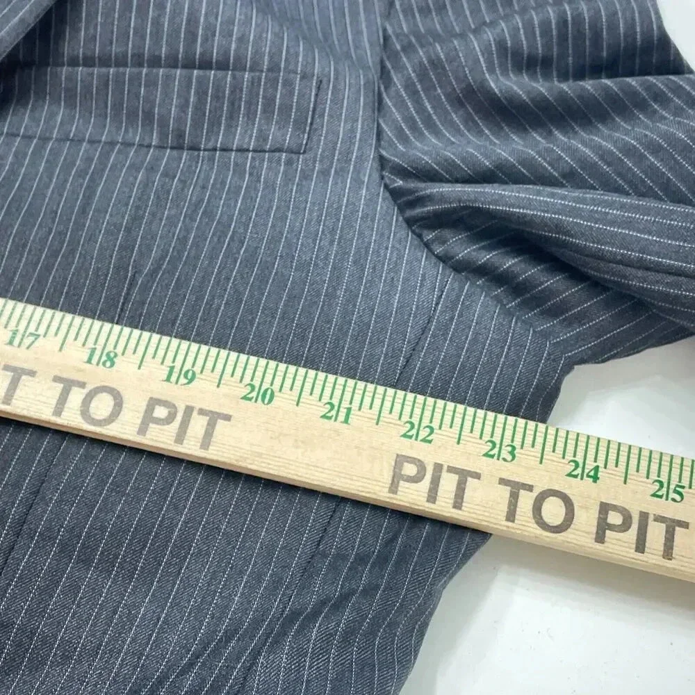 Hart Schaffner Marx 44R Blazer Mens charcoal gray 3882